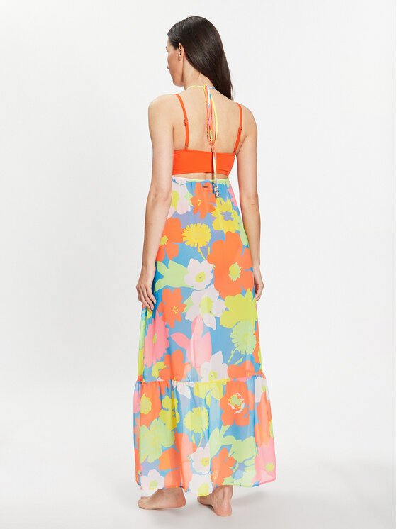 Maaji Maaji Sukienka plażowa 2117CLD001 Kolorowy Regular Fit