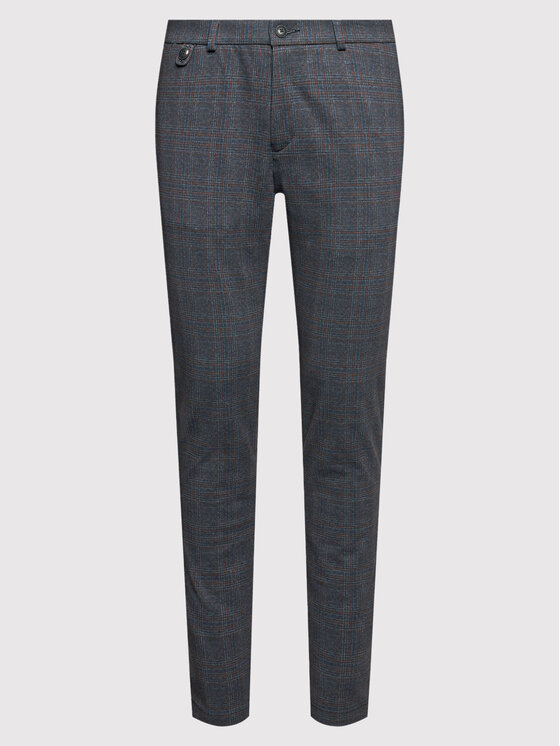 Bugatti Bugatti Pantaloni chino 4096 86839 Blu scuro Regular Fit