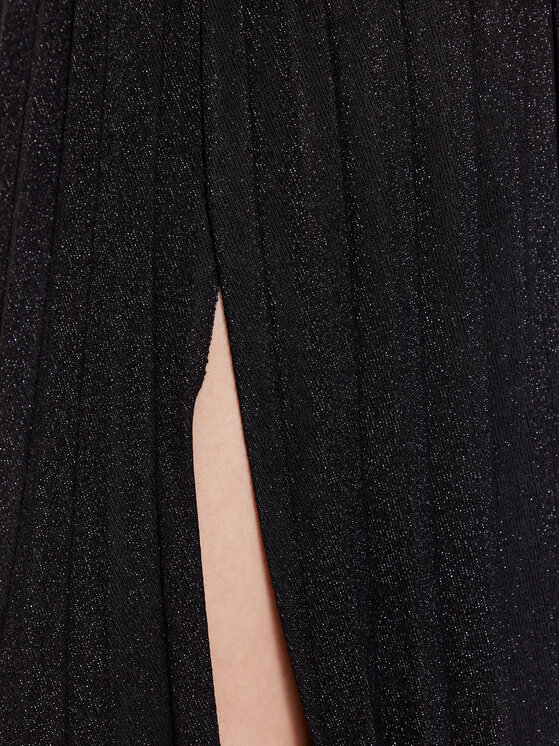 Liu Jo Liu Jo Spódnica plisowana CF3346 J1923 Czarny Regular Fit