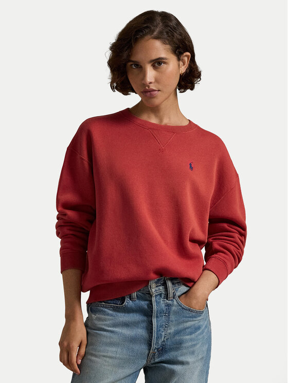 Polo Ralph Lauren Mikina 211943006016 Červená Relaxed Fit
