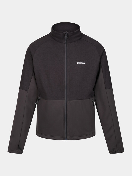 Regatta Regatta Majica dugih rukava Highton Wnt FZ IV RMA558 Siva Regular Fit