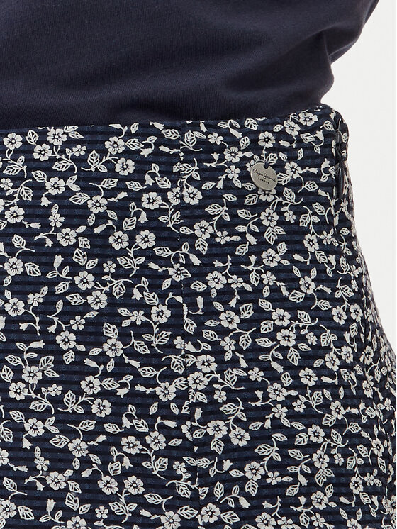 Pepe Jeans Pepe Jeans Trapézová sukňa Cassandra PL901196 Tmavomodrá Regular Fit