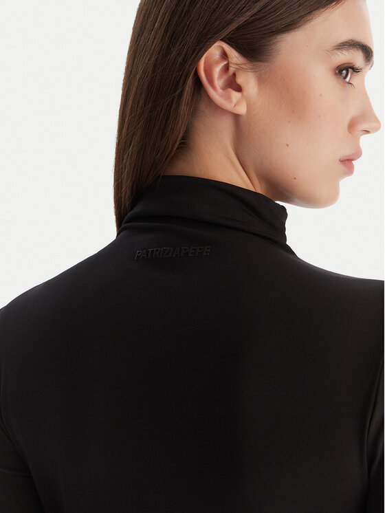 Patrizia Pepe Patrizia Pepe Sukienka wieczorowa 2A2968 J338 Czarny Regular Fit