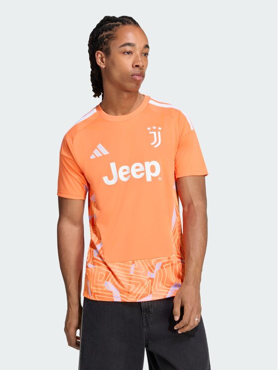 adidas adidas Koszulka techniczna 169696 Pomarańczowy Slim Fit