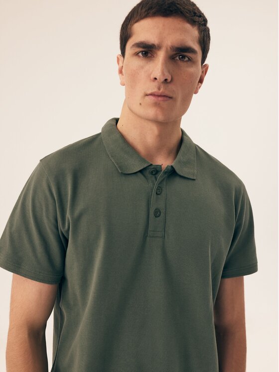 Henderson Henderson Polo 43025 Khaki Regular Fit
