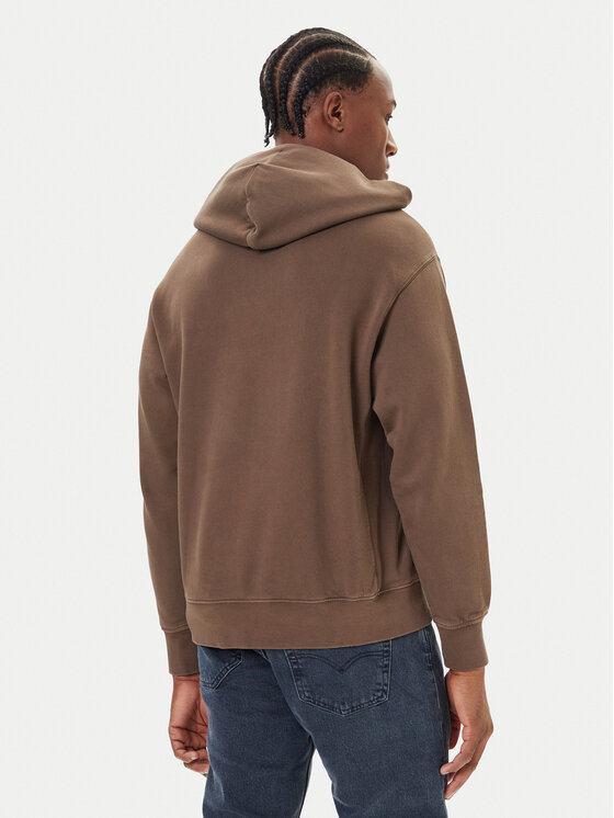 Levi's® Levi's® Mikina Authentic A8435-0033 Hnědá Relaxed Fit