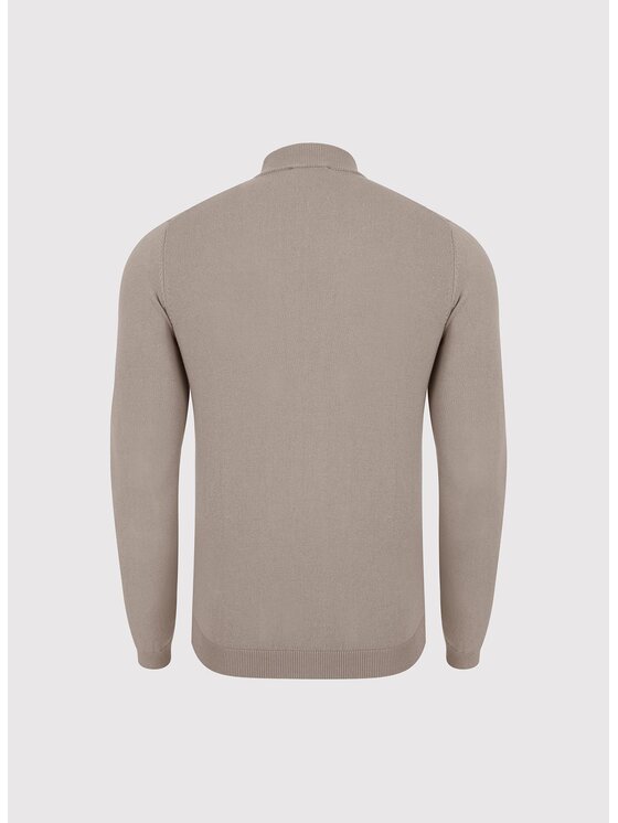 Pako Lorente Pako Lorente Golf P25WB-2X-026 Beżowy Classic Fit