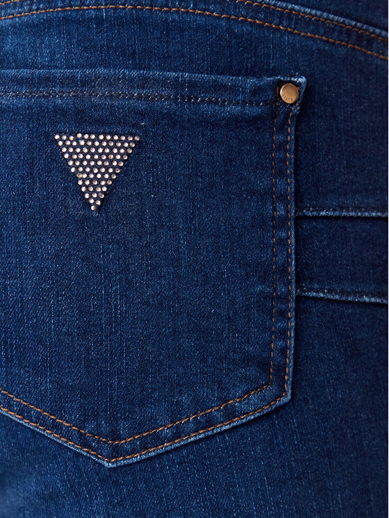 Guess Guess Τζιν W5RA1F D5L91 Σκούρο μπλε Straight Leg