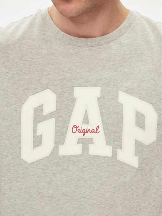 Gap Gap T-Shirt 471777-06 Szary Regular Fit