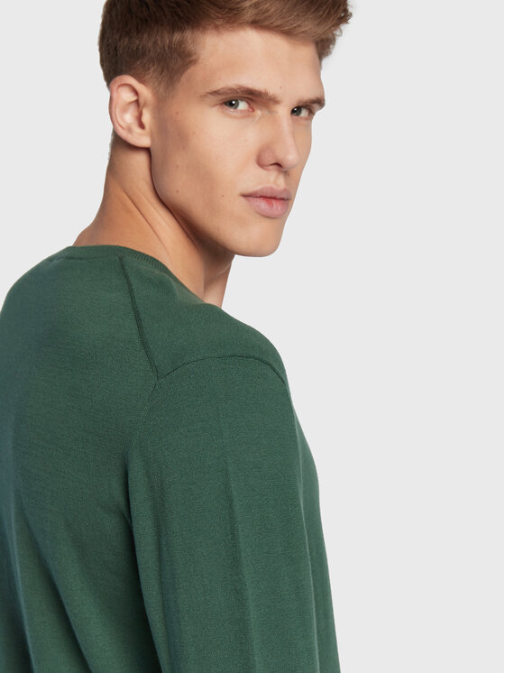 United Colors Of Benetton United Colors Of Benetton Πουλόβερ 10CVU1N60 Πράσινο Regular Fit