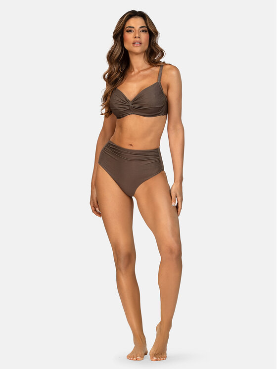 Feba Feba Bikini pezzo sopra FG90 Marrone