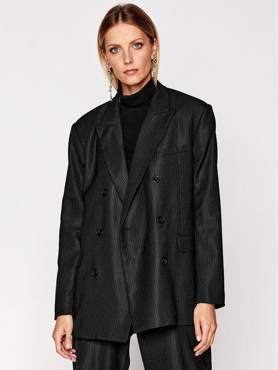 IRO IRO Jakk Nelisa AN060 Must Regular Fit