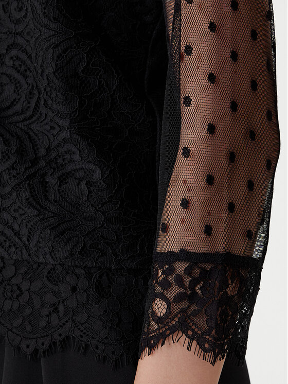 Morgan Morgan Bluza 252-TEREZA Črna Slim Fit