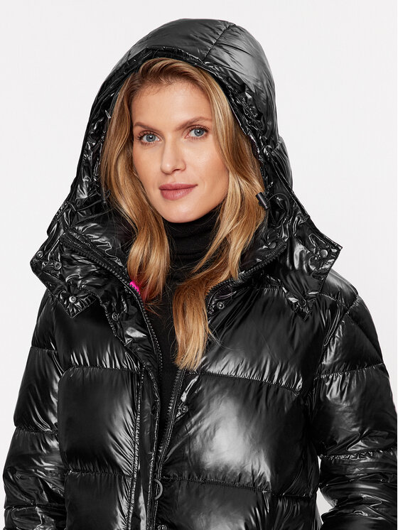 Silvian Heach Silvian Heach Geacă din puf GPA23351PI Negru Regular Fit