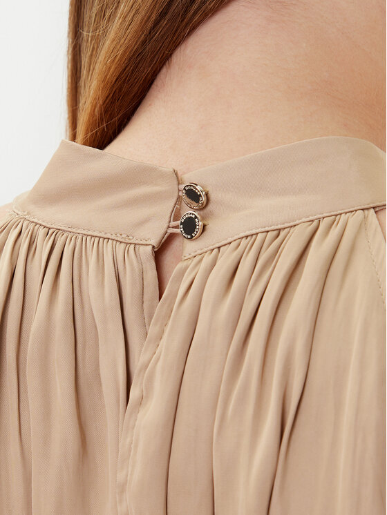 Morgan Morgan Rochie cocktail 222-RAMAGE Bej Regular Fit