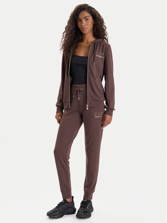EA7 Emporio Armani EA7 Emporio Armani Trenirka 8NTV51 TJ9RZ U6063 Rjava Regular Fit