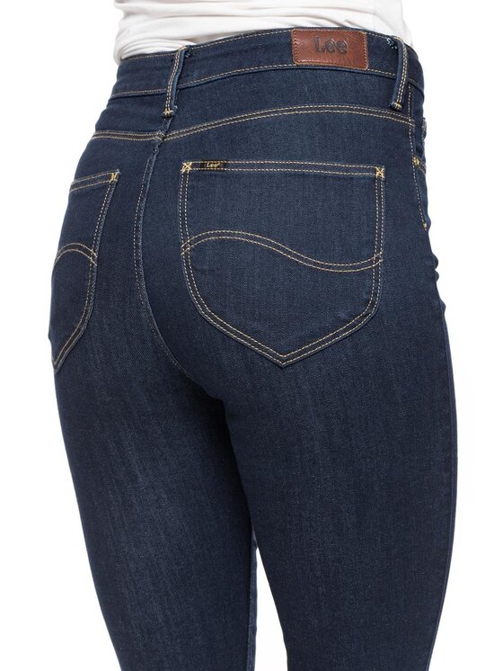 Lee Lee Jeansy SKYLER Niebieski Skinny Fit