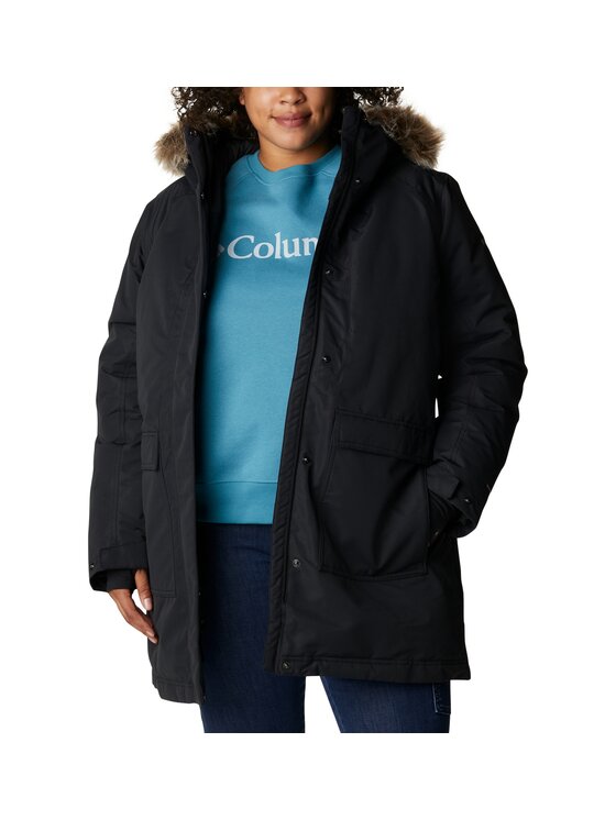 Columbia Columbia Cappotto invernale 208576 Nero Regular Fit