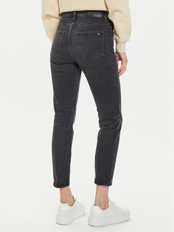 Tommy Hilfiger Tommy Hilfiger Τζιν WW0WW42797 Μαύρο Slim Fit