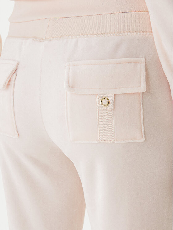 Juicy Couture Juicy Couture Spodnie dresowe Caisa JCSEBJ008G Różowy Slim Fit