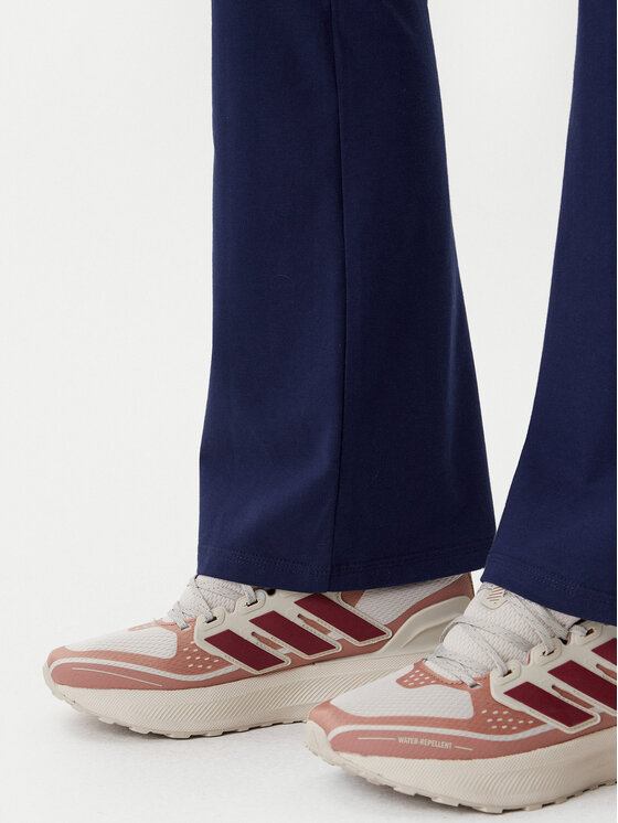 adidas adidas Legginsy Essentials Small Logo JD3073 Granatowy Flare Fit