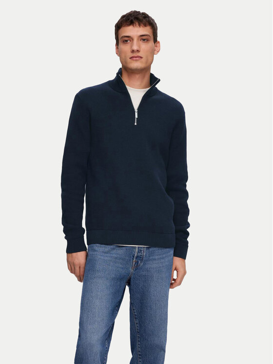 Selected Homme Selected Homme Sweater Dane 16092601 Sötétkék Regular Fit