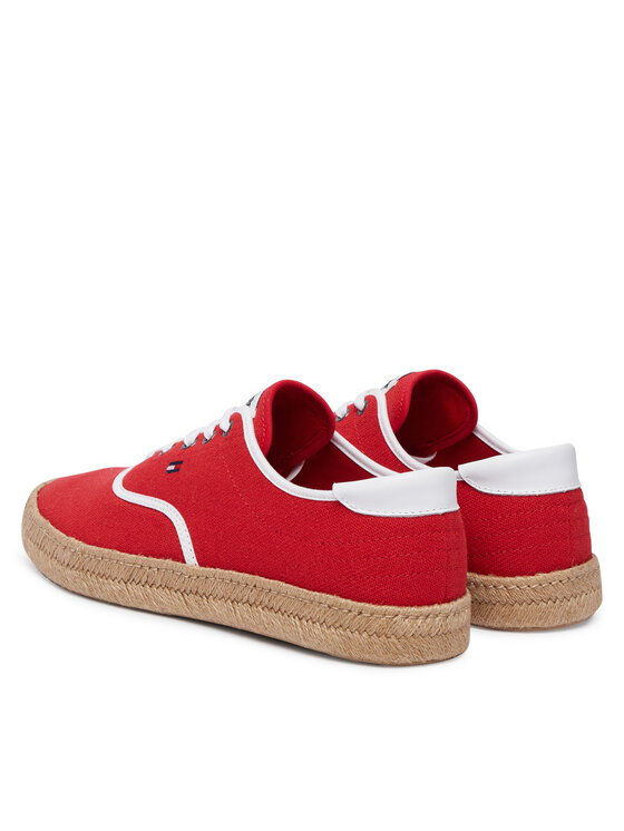 Tommy Hilfiger Tommy Hilfiger Espadrilles Th Hi Vulc Core Jutte Canvas FM0FM05872 Rot