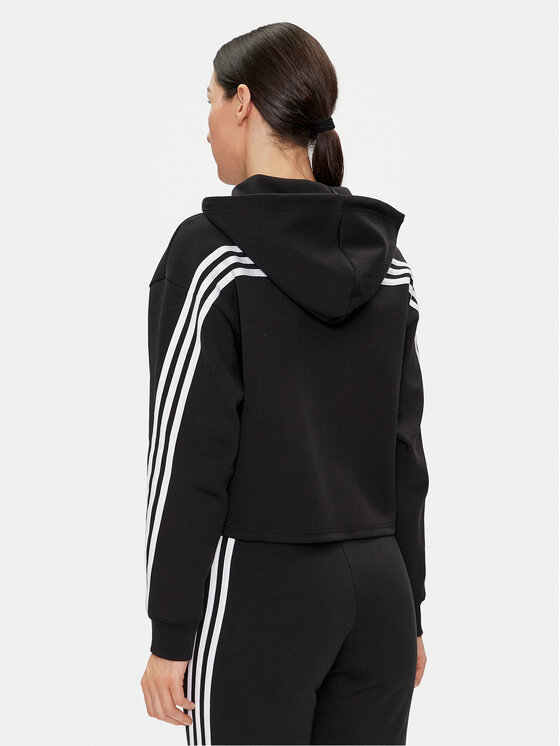 adidas adidas Bluză Future Icons 3-Stripes IP1533 Negru Loose Fit