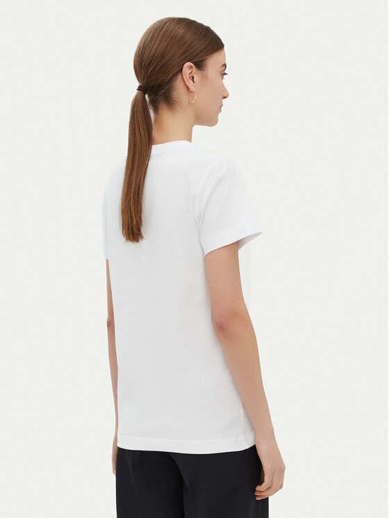 PINKO PINKO T-Shirt Start 101752 Biały Regular Fit