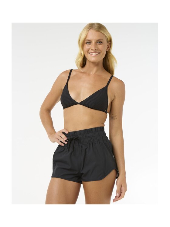 Rip Curl Rip Curl Szorty kąpielowe High Waist Retro Volley 3" Czarny