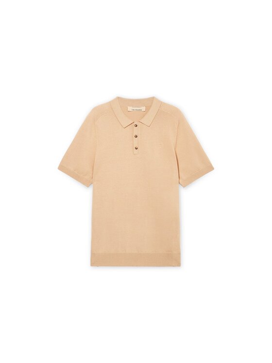 Trussardi Trussardi Sweter M0608000065N012 Kremowy Regular Fit
