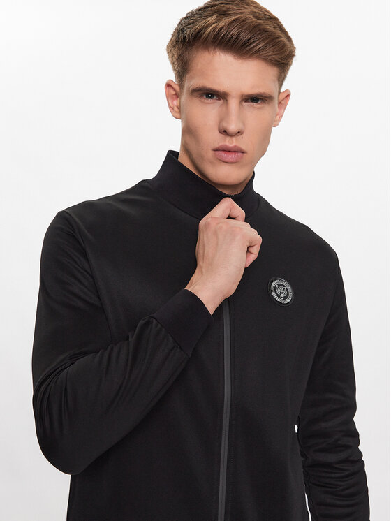 Plein Sport Plein Sport Tepláková súprava PACC MJJ0567 SJO001N Čierna Regular Fit