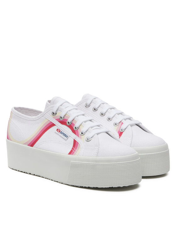Superga Superga Tenisice Round Stripes 2790 S4128TW Bijela