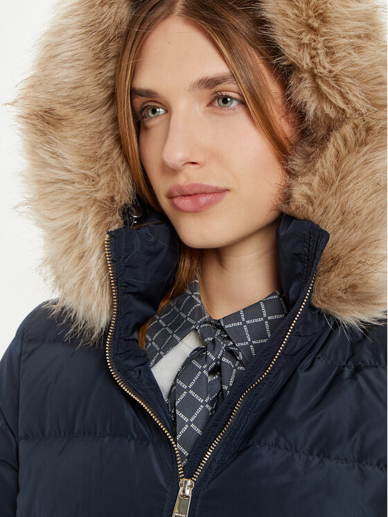 Tommy Hilfiger Tommy Hilfiger Geacă din puf Heritage WW0WW43601 Bleumarin Regular Fit