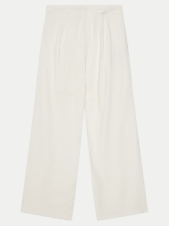 Mayoral Mayoral Spodnie materiałowe 6534 Écru Relaxed Fit