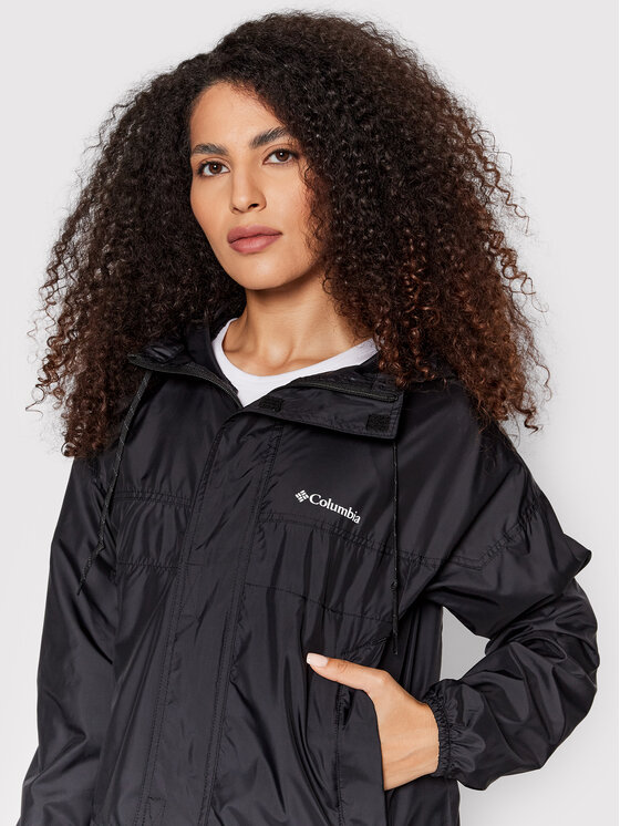 Columbia Columbia Větrovka Flash Challenger 1989511 Černá Relaxed Fit