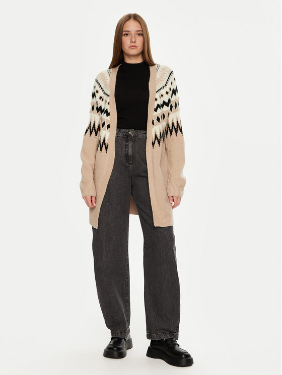 Brave Soul Brave Soul Kardigan LKC-555FAROEA Beež Regular Fit