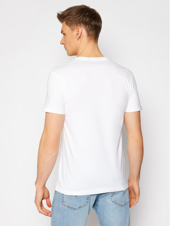 Lee Lee Set di 2 T-shirt Twin Pack L62ECM12 112114541 Bianco Fitted Fit