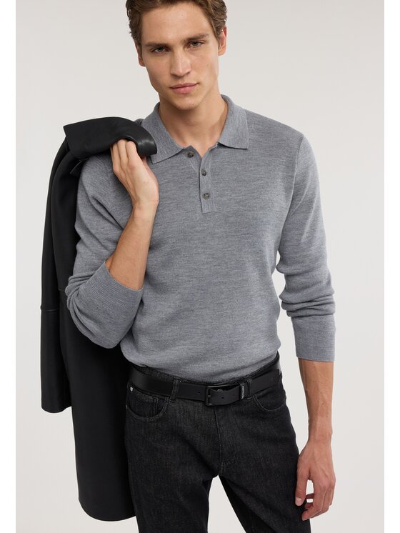 Trussardi Trussardi Cardigan M0788000131N0M3 Grigio Regular Fit