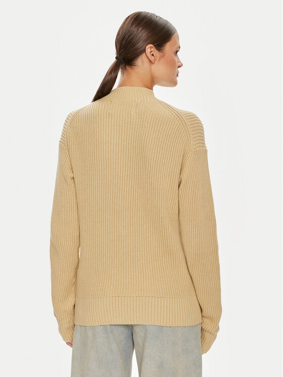 Calvin Klein Jeans Calvin Klein Jeans Sweter J20J223609 Beżowy Loose Fit