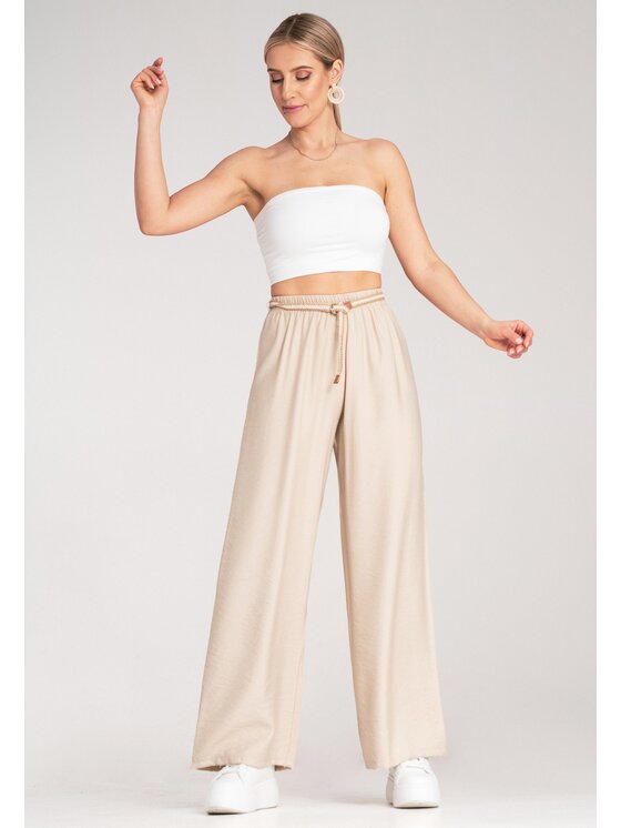 FIGL FIGL Pantaloni di tessuto M1149 Beige Comfort Fit