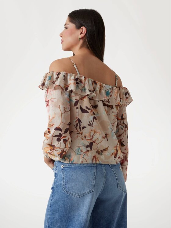 Guess Guess Top 175355 Kolorowy Classic Fit