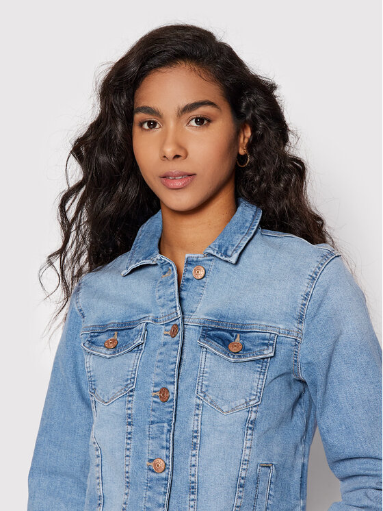 ONLY ONLY Giacca di jeans Tia 15177241 Blu Regular Fit