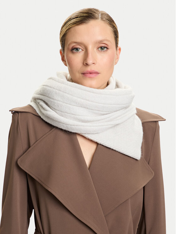 Tommy Hilfiger Tommy Hilfiger Šallīte Flag Fluffy AW0AW17787 Pelēks
