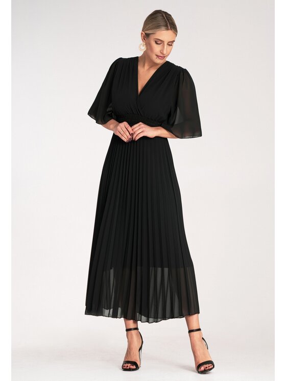 FIGL FIGL Sukienka koktajlowa M1124 Czarny Feminine Fit