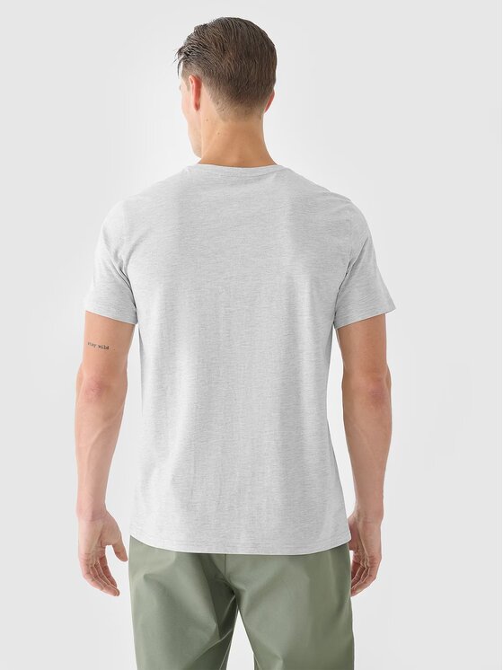 4F 4F T-shirt 4FWMM00TTSHM1844-27M Grigio Regular Fit