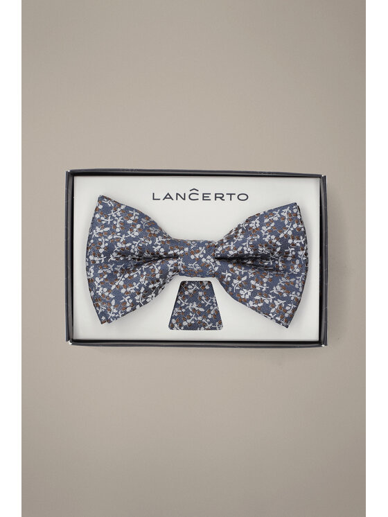 Lancerto Lancerto Komplet mucha i poszetka Mucha Granatowa MU090126000021 Granatowy