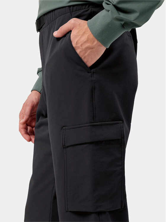 Jack Wolfskin Jack Wolfskin Outdoor hlače Wandermood Pants 1508401 Crna Regular Fit