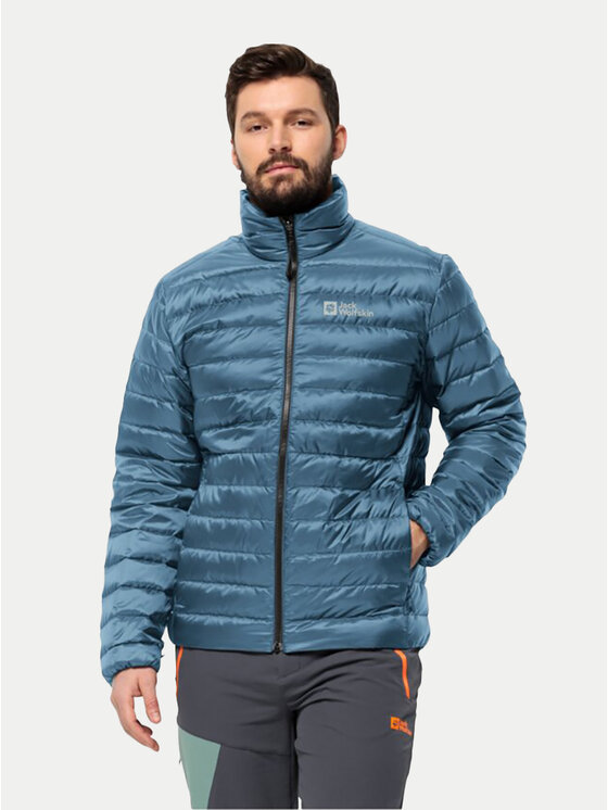 Фото - Трекінговий одяг Jack Wolfskin Kurtka puchowa Pilvi 1207701 Granatowy Regular Fit 