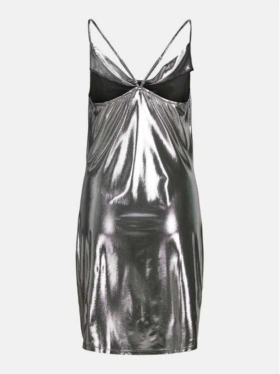 JJXX JJXX Kokteiļkleita Dina 12266218 Sudraba Loose Fit